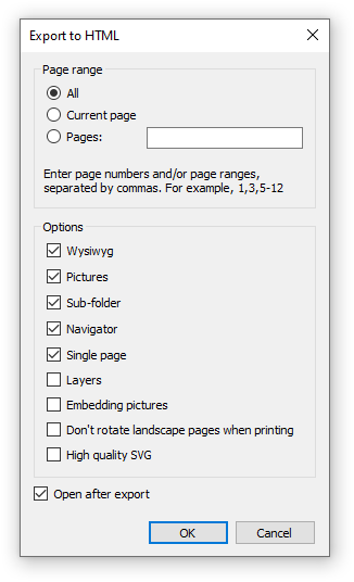 Export To HTML | FastReport .NET