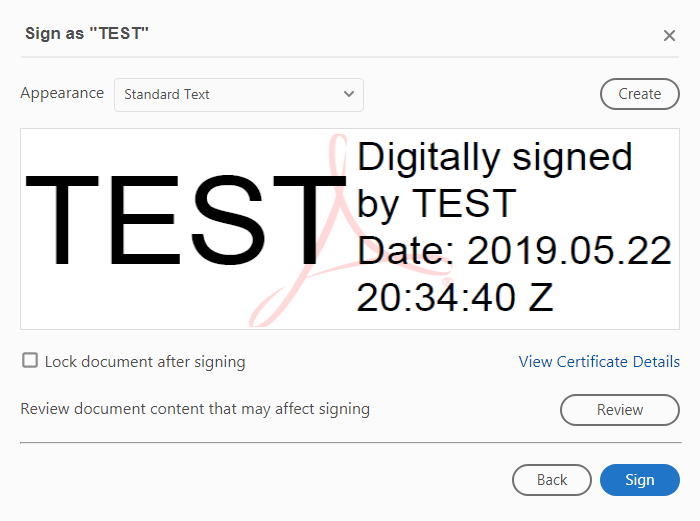 make a pdf signature