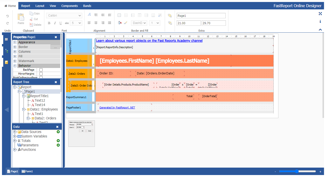 visual-report-document-template-designer-for-fastreport-net-and-fastreport-mono-fast-reports